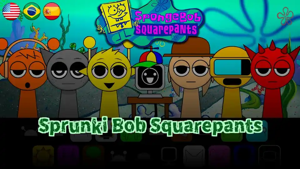 Sprunki Bob Squarepants Logo