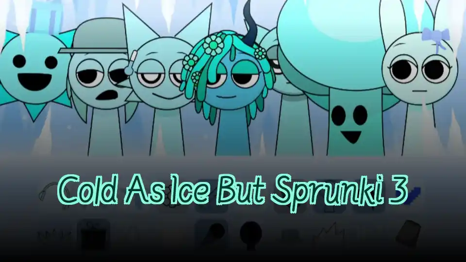 Cold As Ice But Sprunki 3 Logo