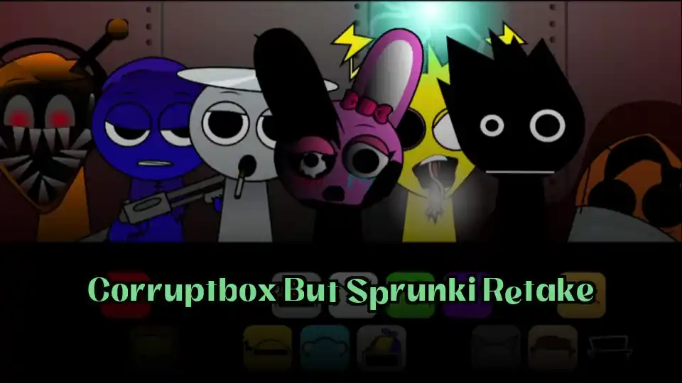 Corruptbox But Sprunki Retake Logo