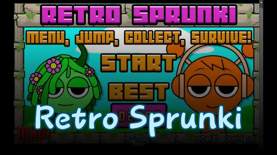 Retro Sprunki Logo