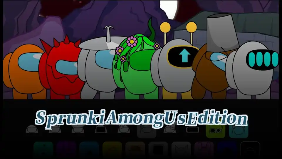 Sprunki Among Us Edition Logo