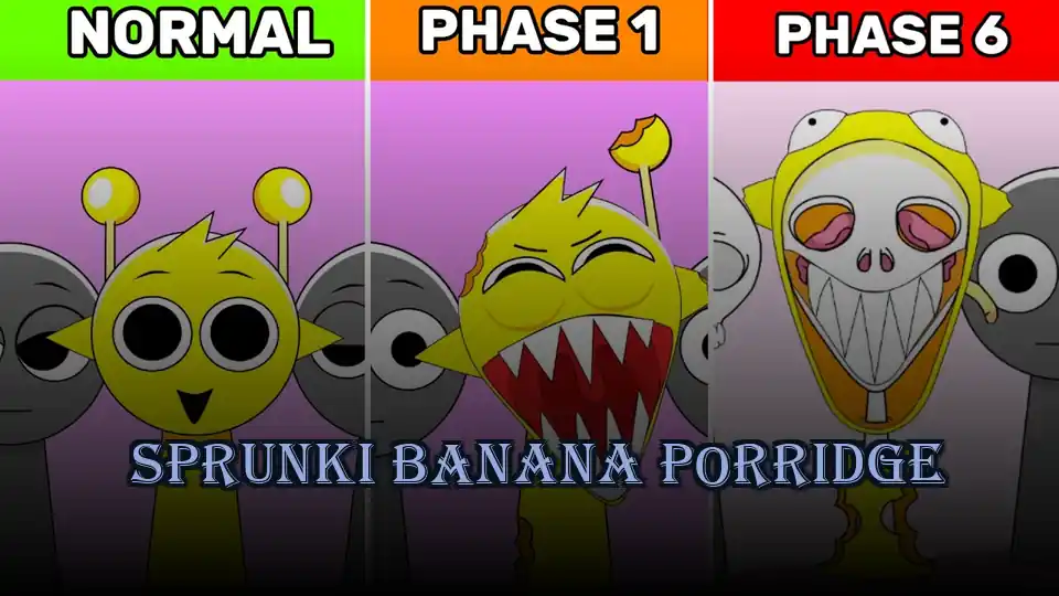 Sprunki Banana Porridge Logo