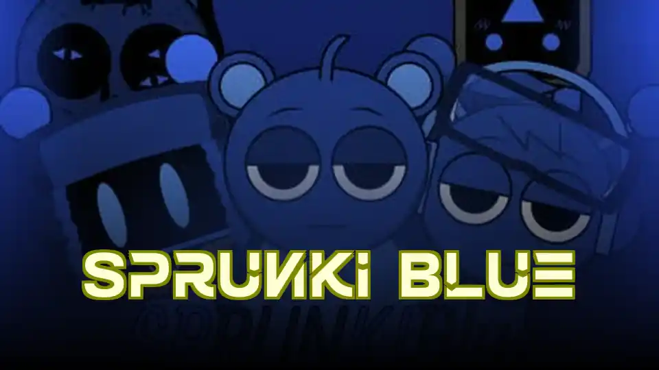 Sprunki Blue Logo