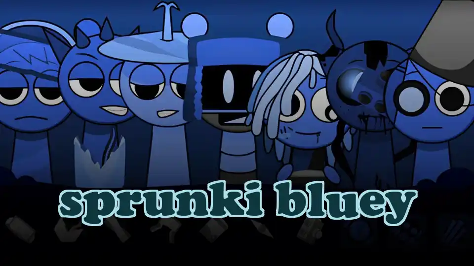 sprunki bluey Logo