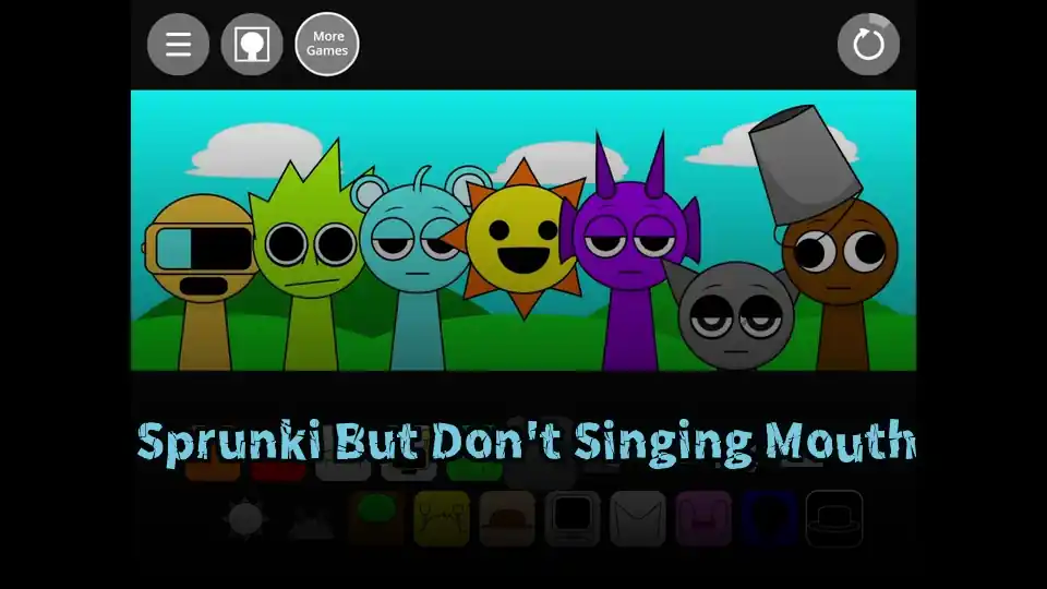 Sprunki But Don't Singing Mouth Logo