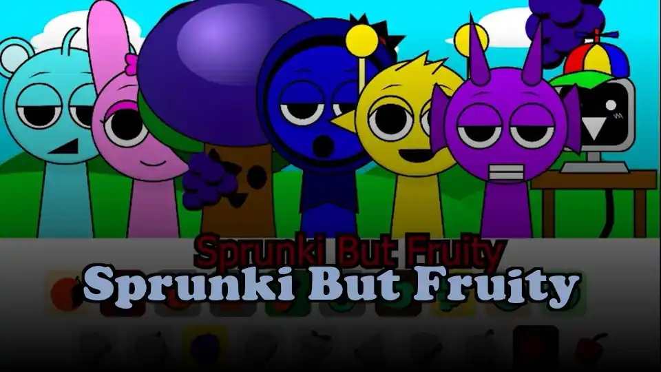 Sprunki But Fruity Logo