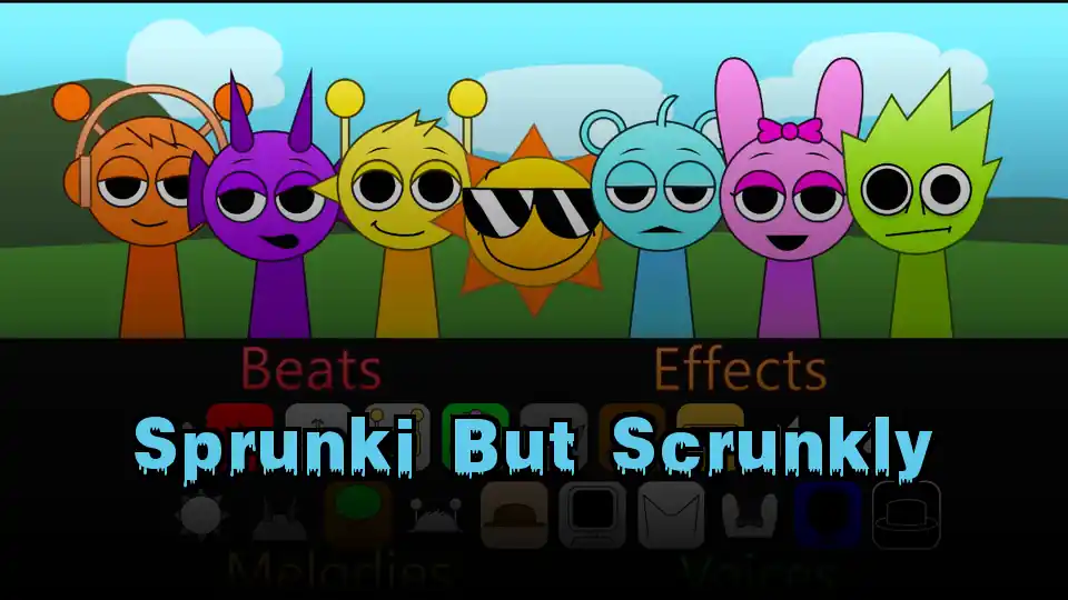 Sprunki But Scrunkly Logo