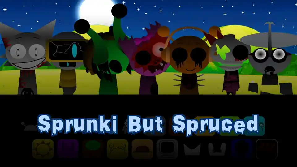 Sprunki But Spruced Logo