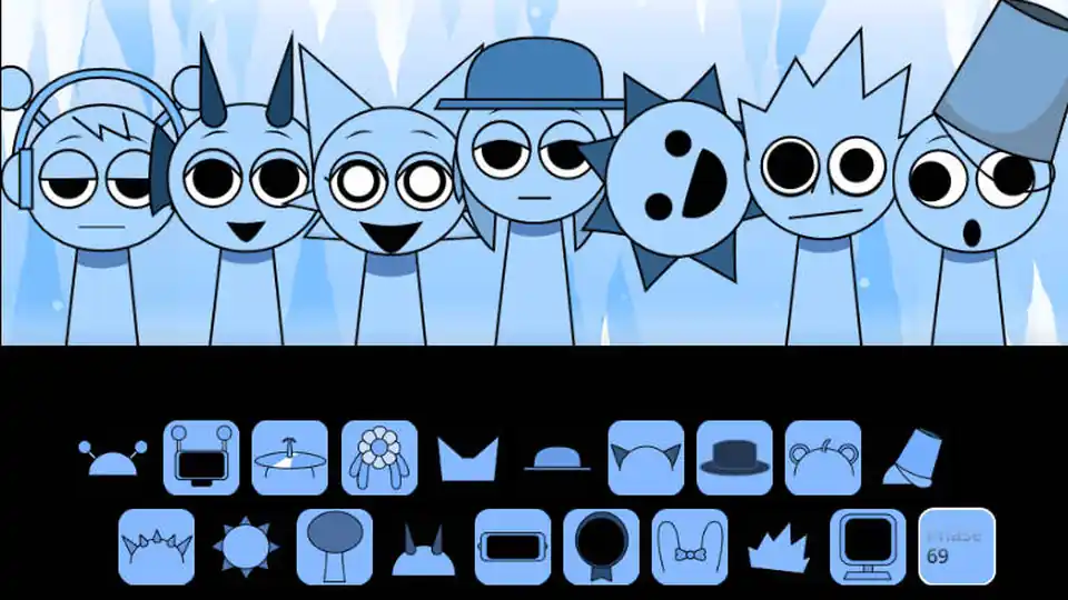 Sprunki Cool As Ice phase 69 Logo