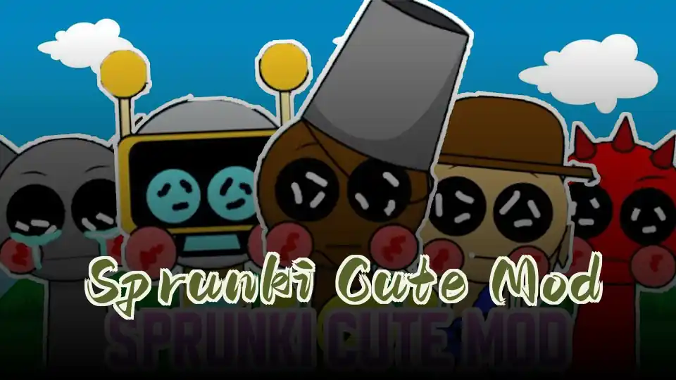 Sprunki Cute Mod Logo