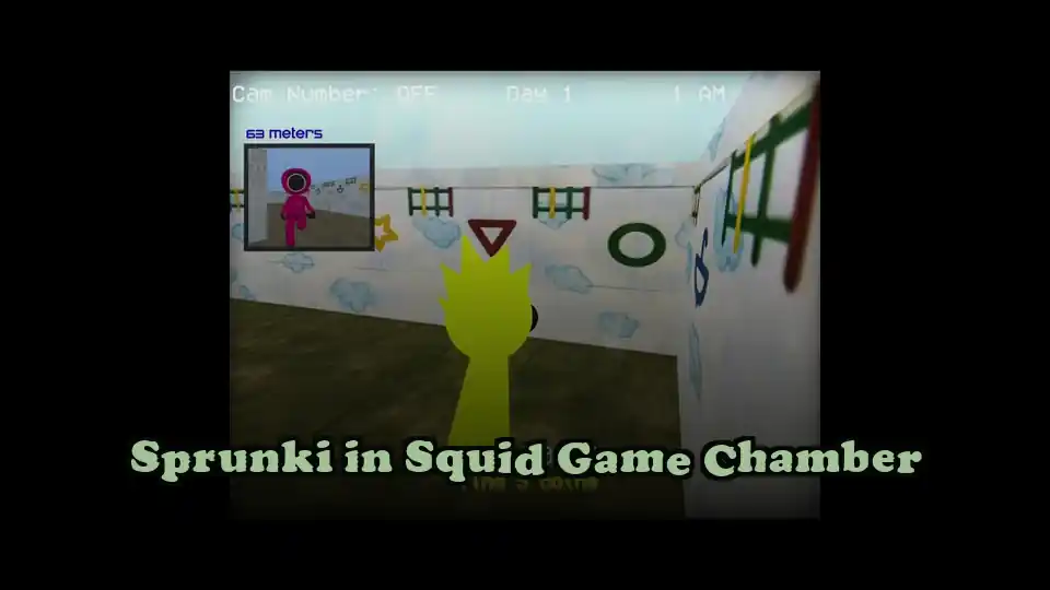 Sprunki in Squid Game Chamber Logo