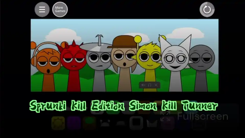 Sprunki Kill Edition Simon Kill Tunner Logo