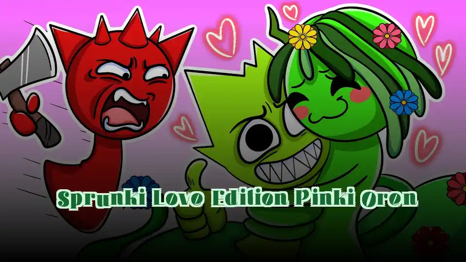 Sprunki Love Edition Pinki Oren Logo
