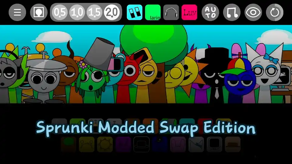 Sprunki Modded Swap Edition Logo