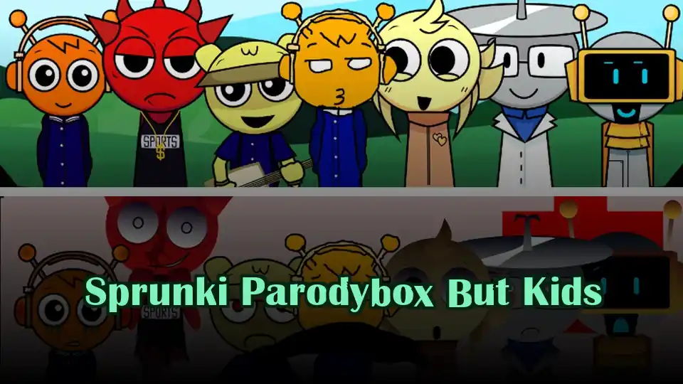 Sprunki Parodybox But Kids Logo