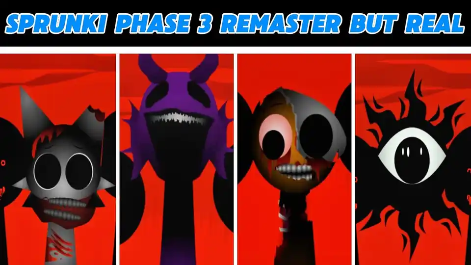 Sprunki Phase 3 Remaster But Real Logo