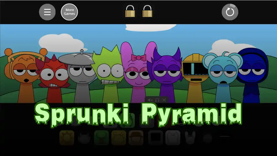 Sprunki Pyramid Logo