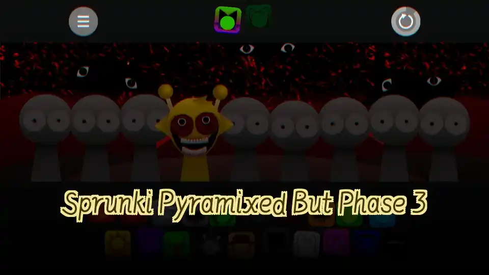 Sprunki Pyramixed But Phase 3 Logo