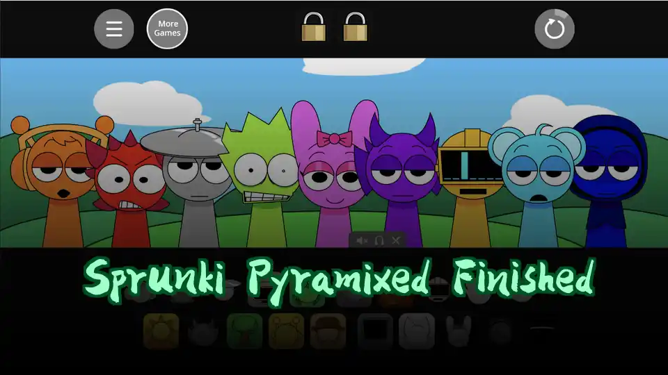 Sprunki Pyramixed Finished Logo