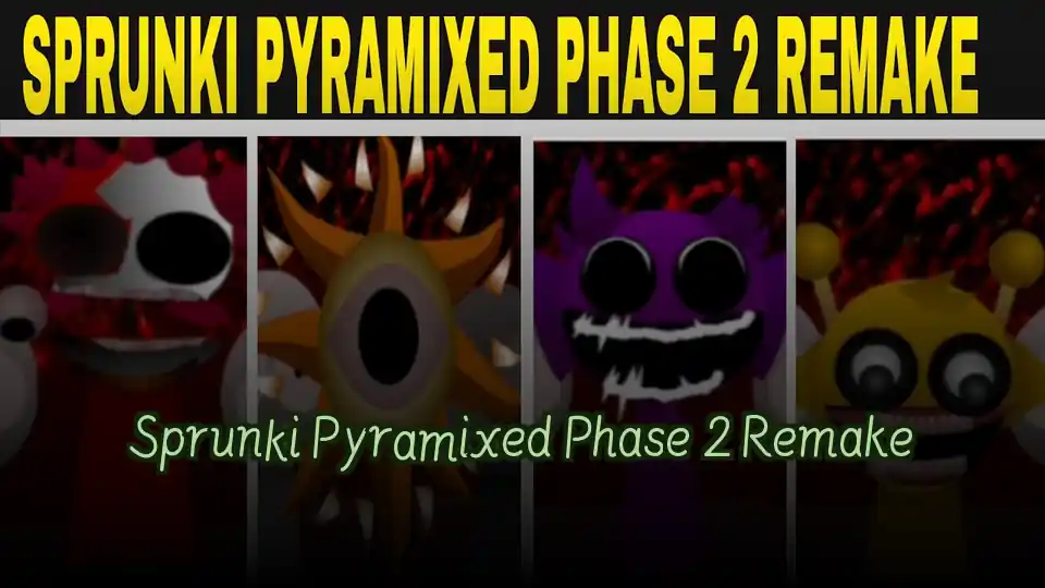 Sprunki Pyramixed Phase 2 Remake Logo