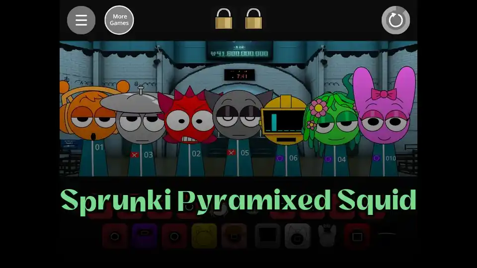 Sprunki Pyramixed Squid Logo