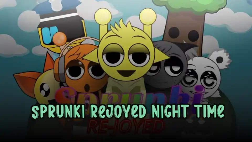 Sprunki Rejoyed Night Time Logo