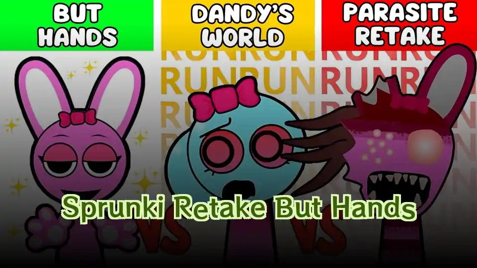 Sprunki Retake But Hands Logo