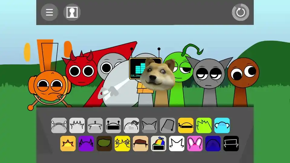 Sprunki Retake But Memes Logo
