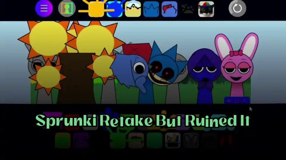 Sprunki Retake But Ruined It Logo