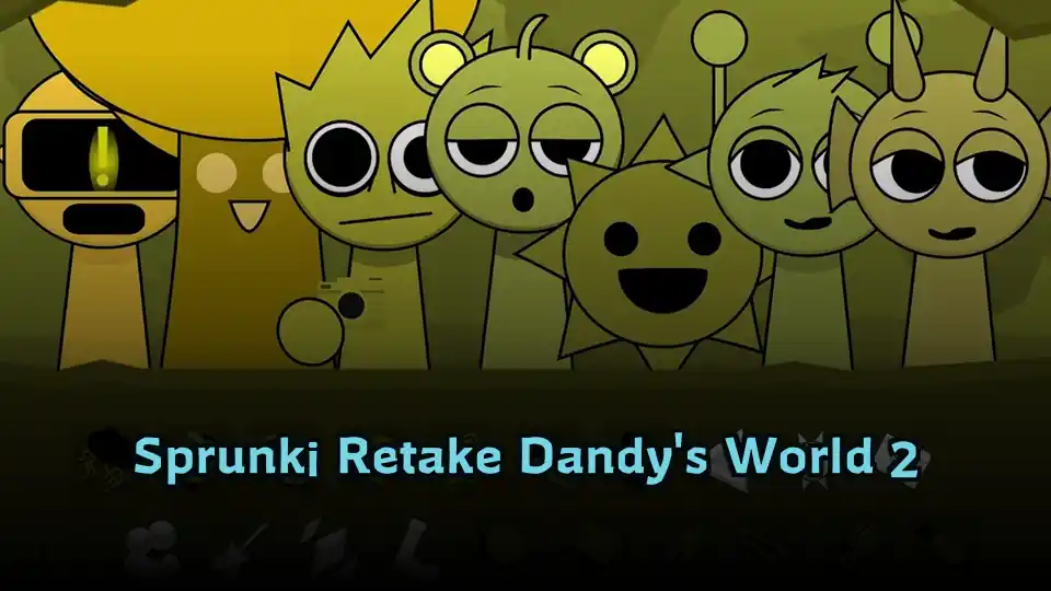 Sprunki Retake Dandy's World 2 Logo