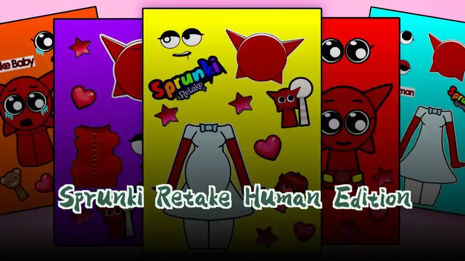 Sprunki Retake Human Edition Logo