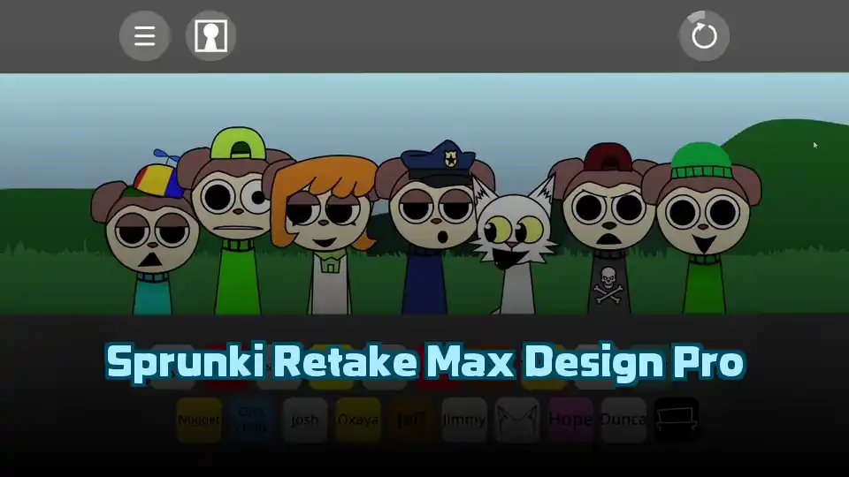 Sprunki Retake Max Design Pro Logo