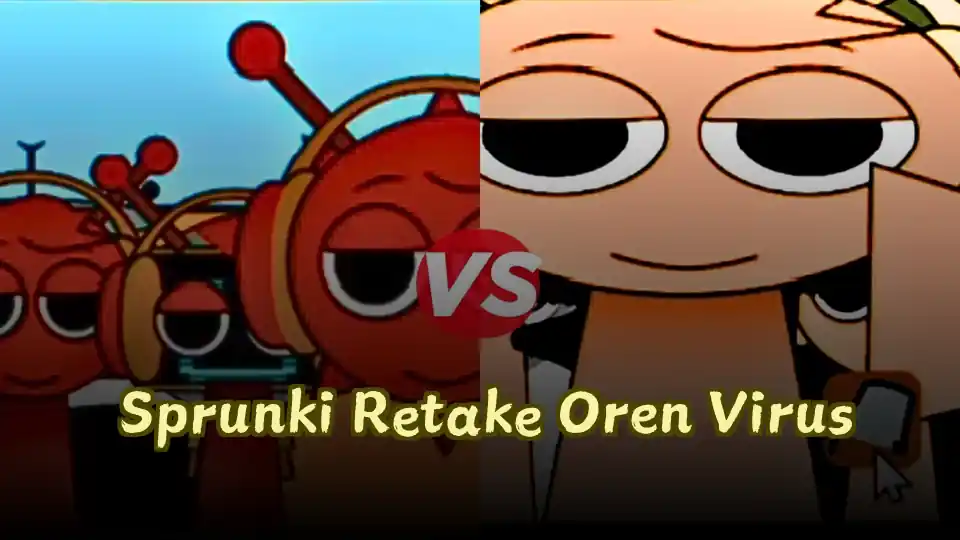 Sprunki Retake Oren Virus Logo