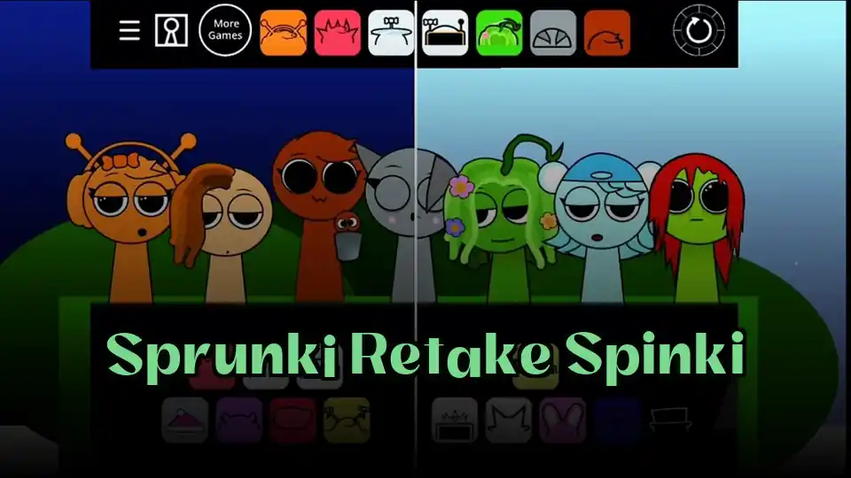 Sprunki Retake Spinki Logo