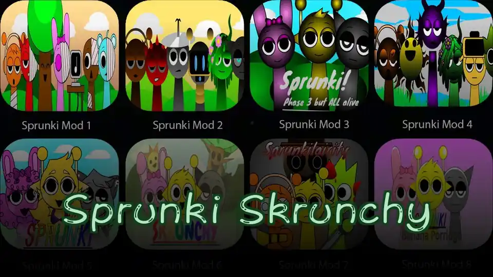 Sprunki Skrunchy Logo