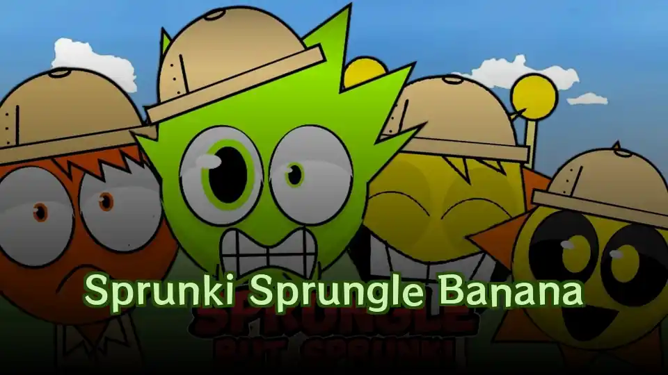 Sprunki Sprungle Banana Logo