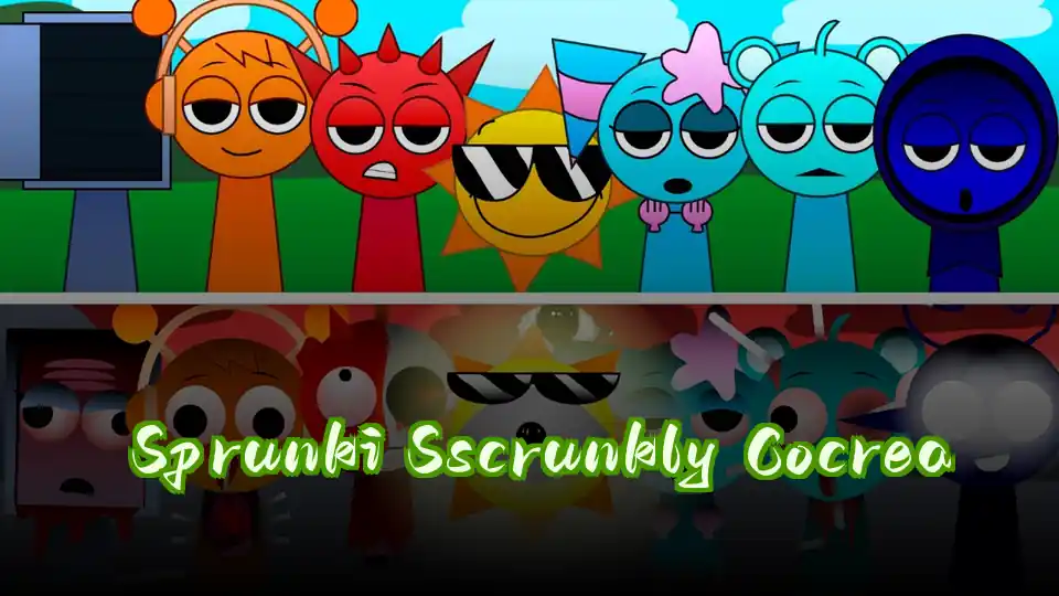 Sprunki Sscrunkly Cocrea Logo