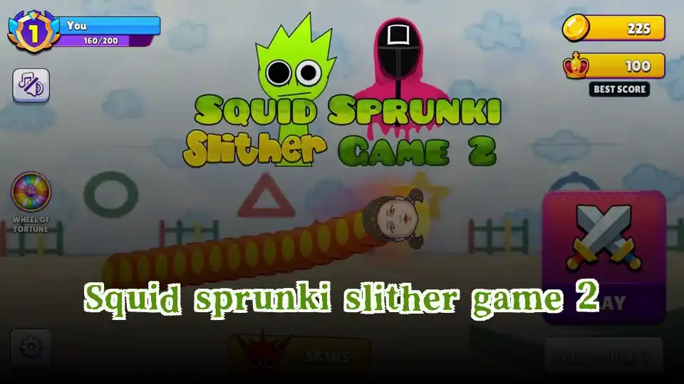Squid sprunki slither game 2 Logo