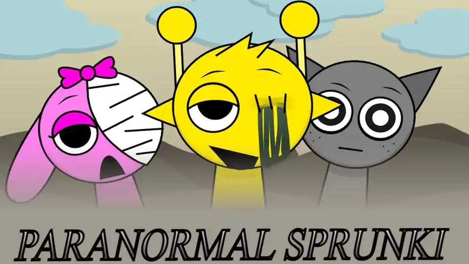 Paranormal Sprunki Logo