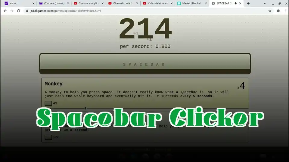 Spacebar Clicker Logo
