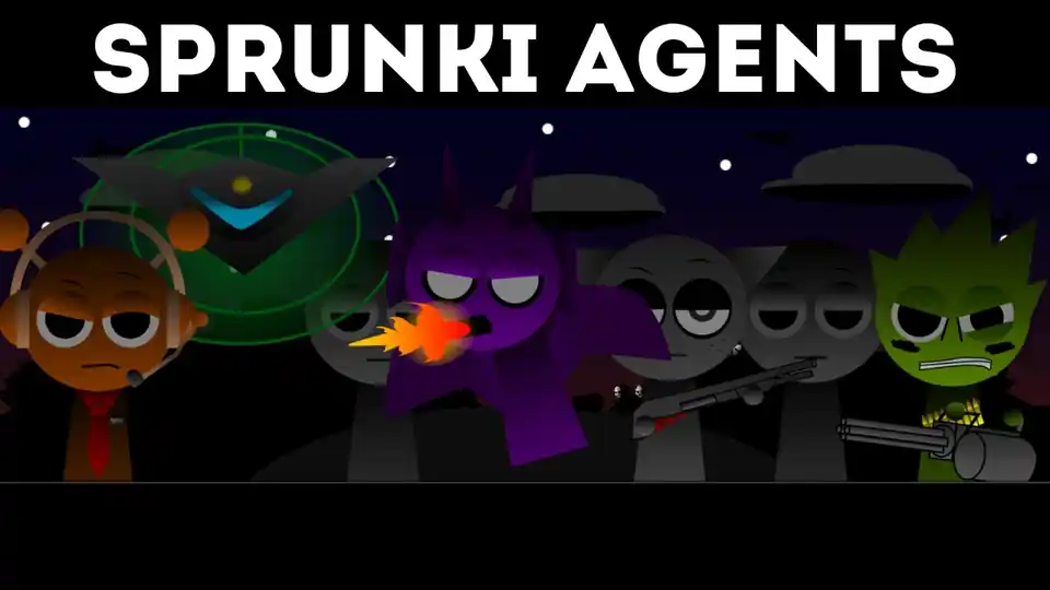 Sprunki Agents Logo