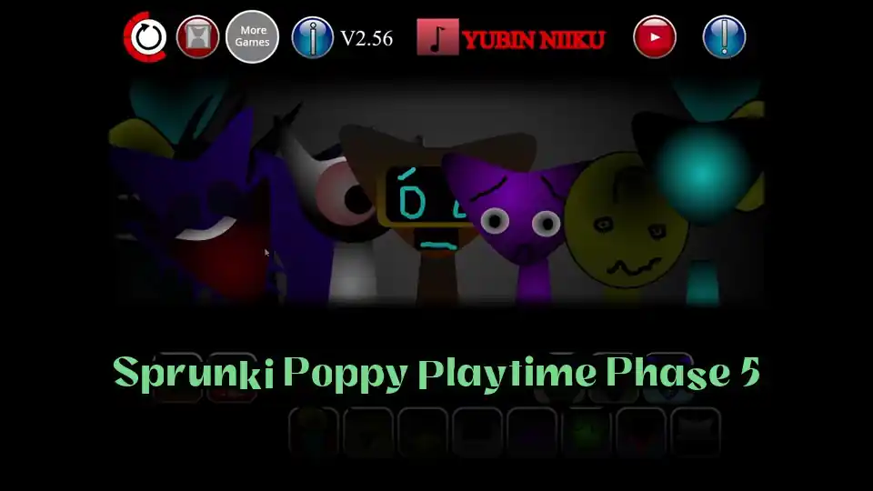 Sprunki Poppy Playtime Phase 5 Logo