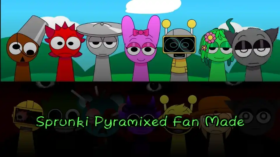 Sprunki Pyramixed Fan Made Logo