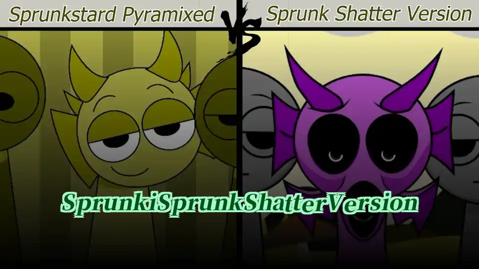 Sprunki Sprunk Shatter Version Logo