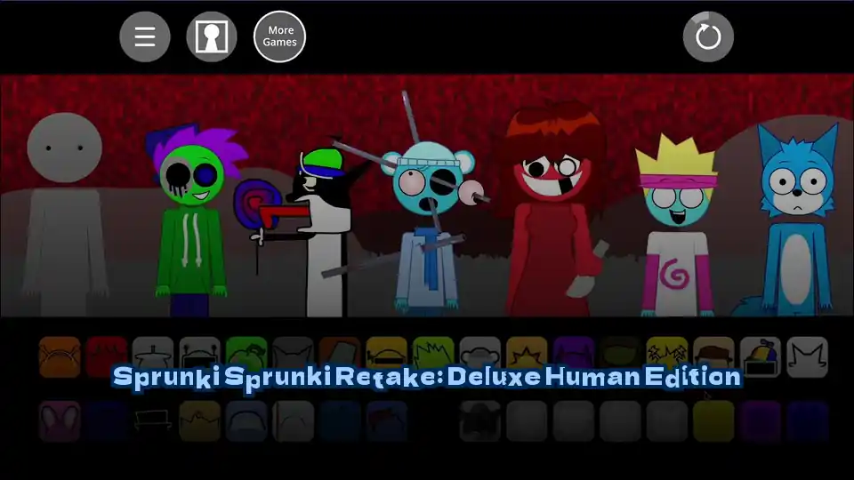 Sprunki Sprunki Retake: Deluxe Human Edition Logo