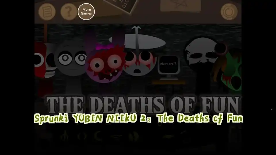 Sprunki YUBIN NIIKU 2: The Deaths of Fun Logo
