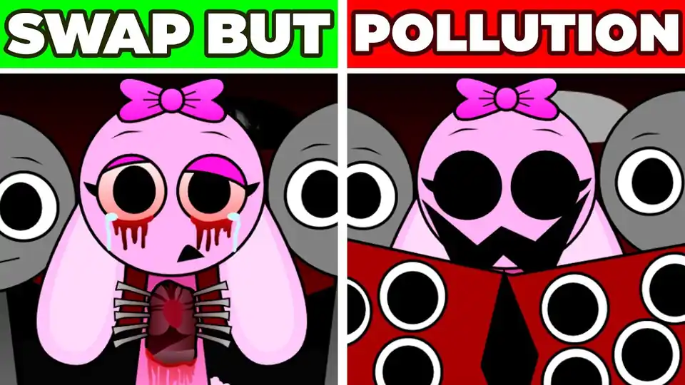 Pollution Sprunki Logo
