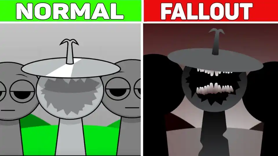 Sprunki Fallout 6.0 Logo