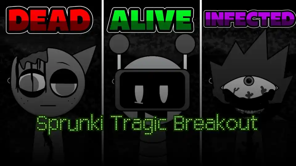 Sprunki Tragic Breakout Logo