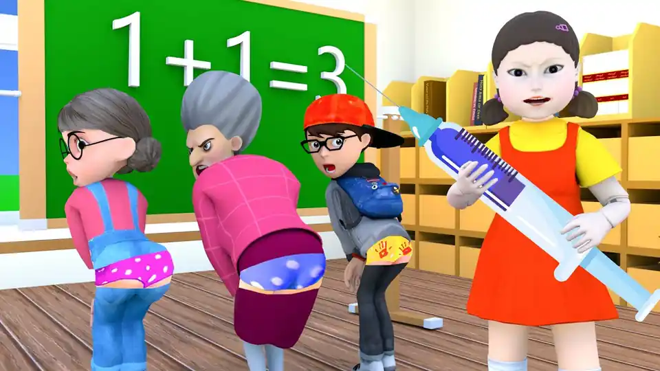 Scary Teacher 3D Logo